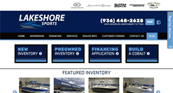 Desktop Screenshot of lakeshoresports.com